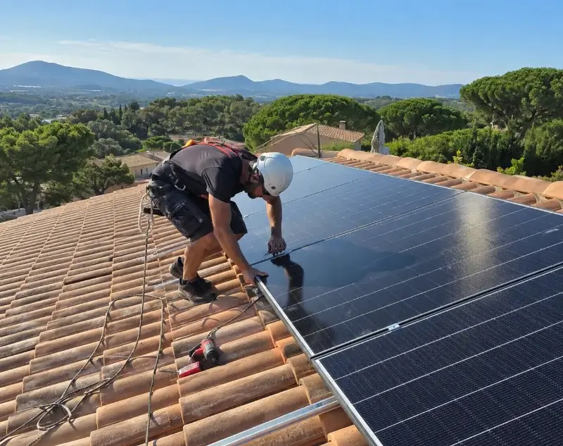Installateur panneaux solaires Le Coudray-Macouard — pose photovoltaïque sur toiture